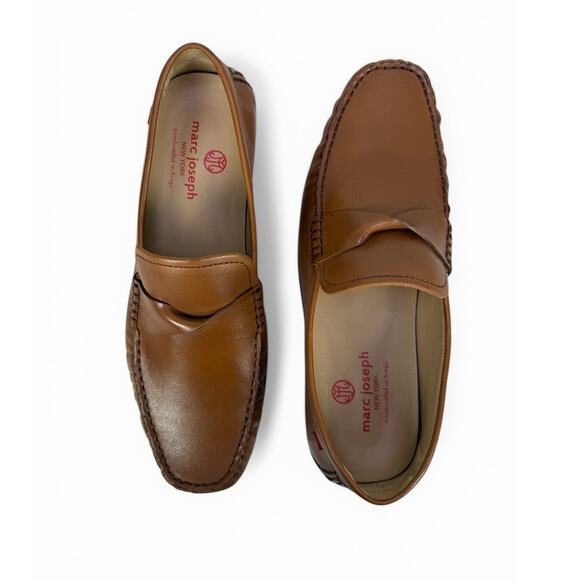 Marc Joseph Plymouth Driver Loafer Mens 10 Brown Nappa Leather Slip On‎ Moccasin main image 12